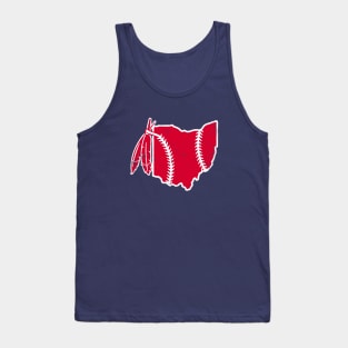 Cleveland Ohio Baseball - Navy 2 Tank Top